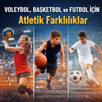 Voleybol, Basketbol ve Futbol İçin Atletik Farklılıklar